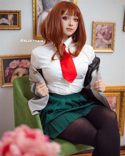 隔板踩|Cosplay Footjob (Uraraka)